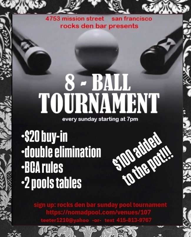 Tournament flyer / rules image